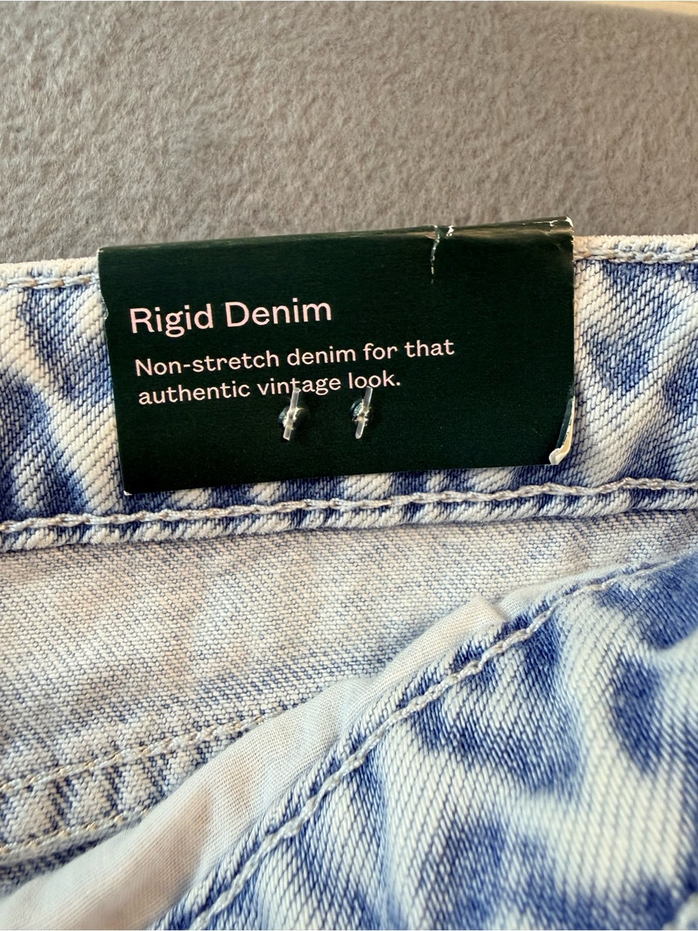 wild fable Light Blue Wide Leg Jeans with Lace Side Trim - Picture 7 of 12